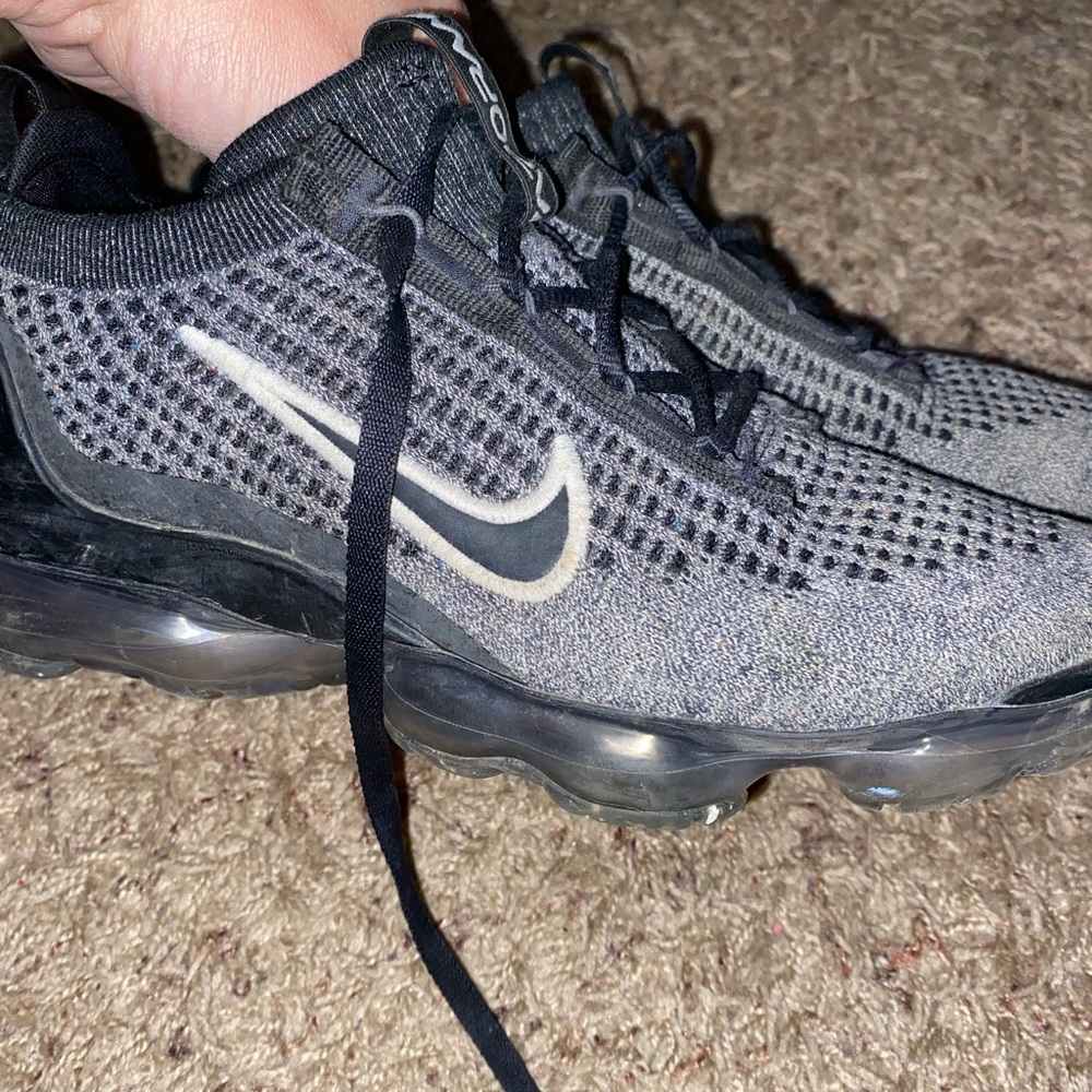 Nike VaporMax size 4.5 black and gray play condition